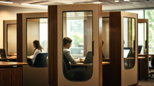 Top 5 avantages des cabines insonorisées pour un travail serein